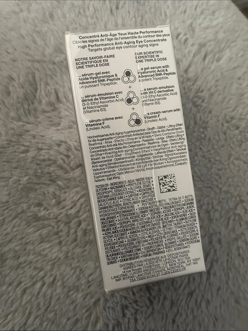 Lancôme Rénergie Yeux H.C.F. Triple Serum Eye Concentrate — White